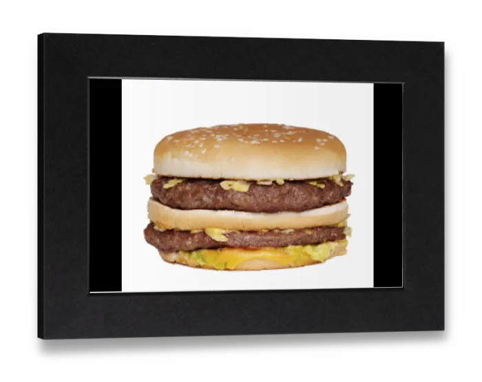 Stampa con cornice : Burger Stampa con cornice : Burger