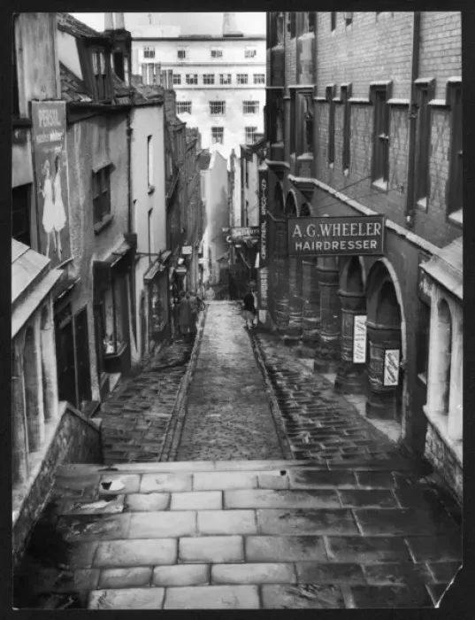Stampa con cornice : Scalinata di Natale a Bristol