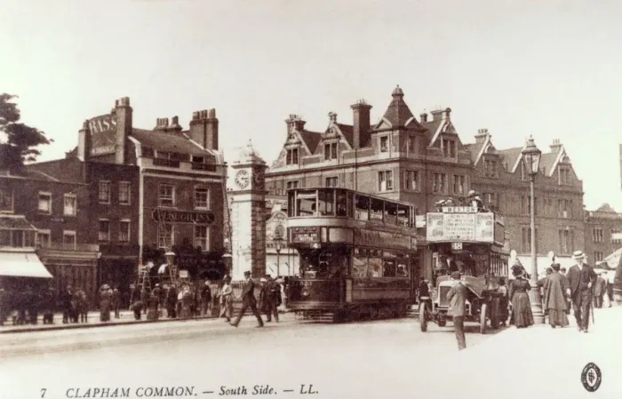Stampa con cornice : Comune di Clapham Stampa con cornice : Comune di Clapham