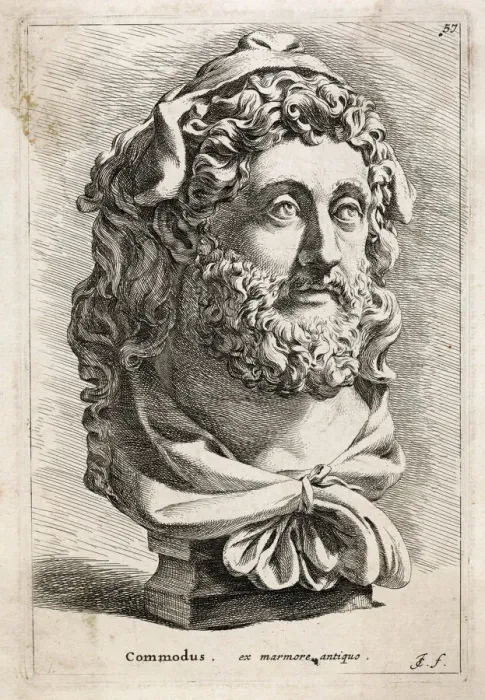 Stampa con cornice : Imperatore Commodo Stampa con cornice : Imperatore Commodo