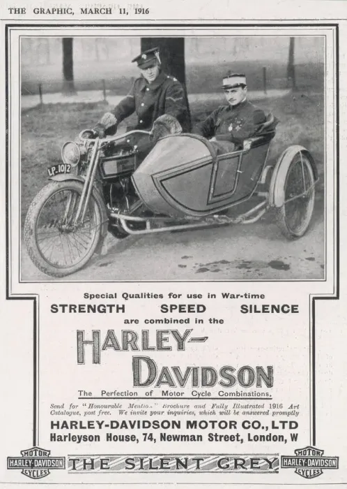 Stampa con cornice : Annuncio Harley Davidson Stampa con cornice : Annuncio Harley Davidson