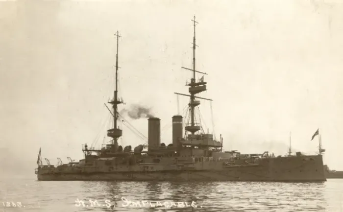 Stampa con cornice : HMS Implacabile