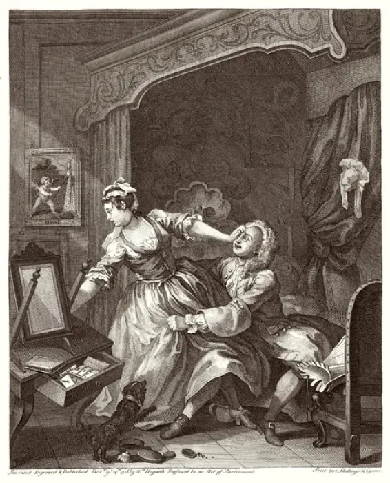 Stampa con cornice : Hogarth prima Dopo Stampa con cornice : Hogarth prima Dopo