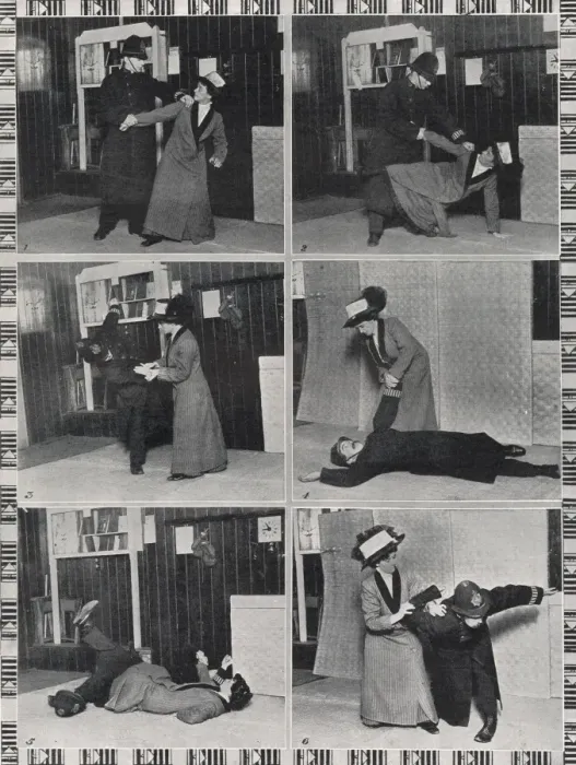 Stampa con cornice : Suffragetta di Ju Jitsu Stampa con cornice : Suffragetta di Ju Jitsu