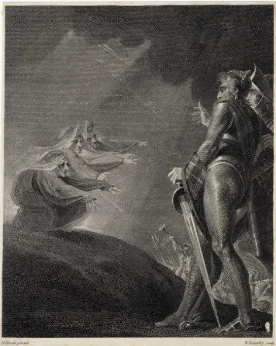 Stampa con cornice : Macbeth e Streghe / Heath Stampa con cornice : Macbeth e Streghe / Heath