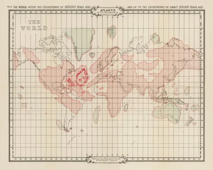 Stampa con cornice : Atlanthi /  Mappa