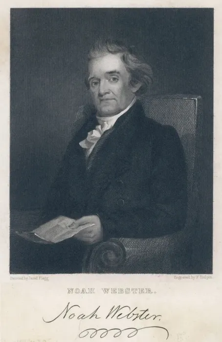 Stampa con cornice : Noah Webster Stampa con cornice : Noah Webster