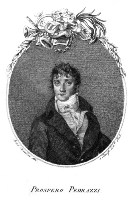 Stampa con cornice : Prospero Pedrazzi
