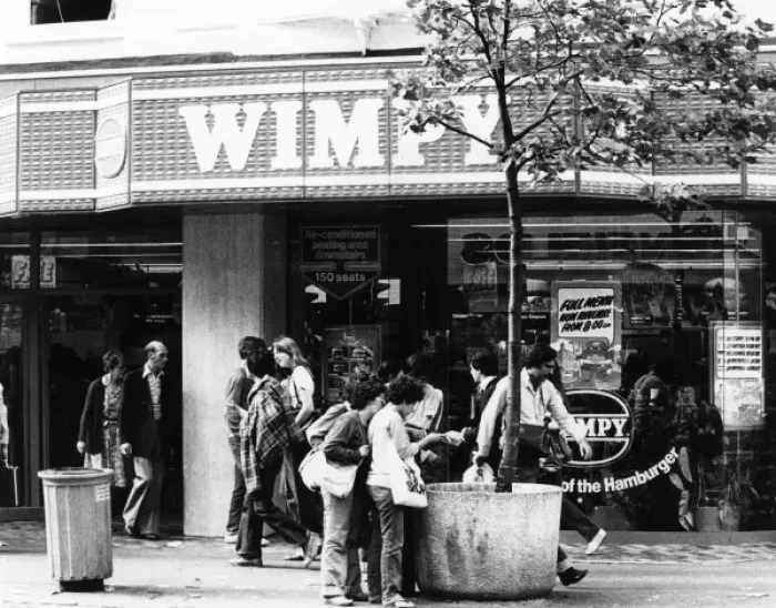 Stampa con cornice : CAFFÈ WIMPY Stampa con cornice : CAFFÈ WIMPY