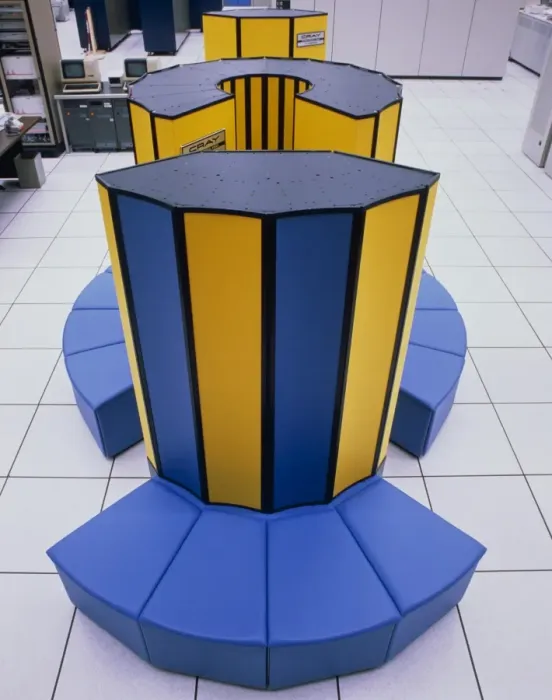 Stampa con cornice : Computer Cray X-MP / 48 Stampa con cornice : Computer Cray X-MP / 48