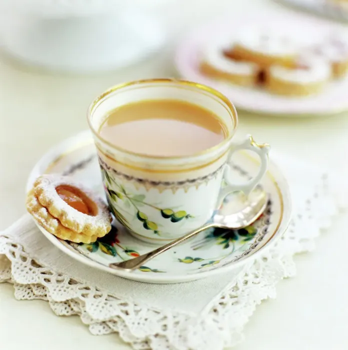 Stampa con cornice : Tè e biscotti Stampa con cornice : Tè e biscotti