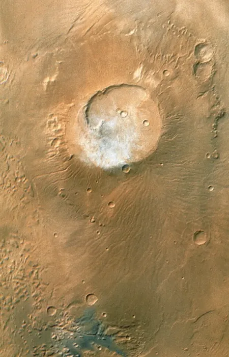 Stampa con cornice : Vulcano su Marte Stampa con cornice : Vulcano su Marte