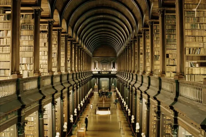 Stampa con cornice : Interno della Biblioteca Stampa con cornice : Interno della Biblioteca