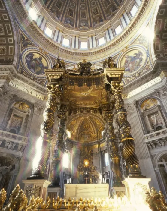 Stampa con cornice : Interno di St