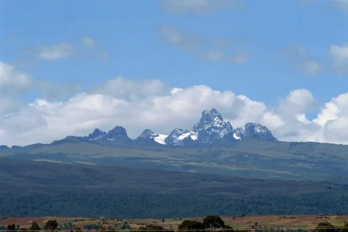 Stampa con cornice : Monti Kenia