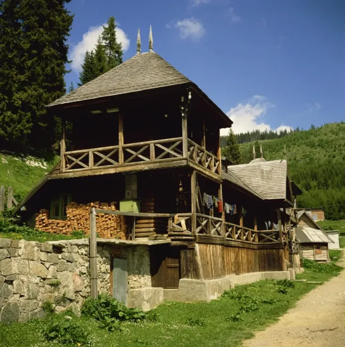 Stampa con cornice : L'Abbazia di Pestera Ortodossa, Montagne del Buco Ghiaccio, Carpazi e Transilvania Stampa con cornice : L'Abbazia di Pestera Ortodossa, Montagne del Buco Ghiaccio, Carpazi e Transilvania