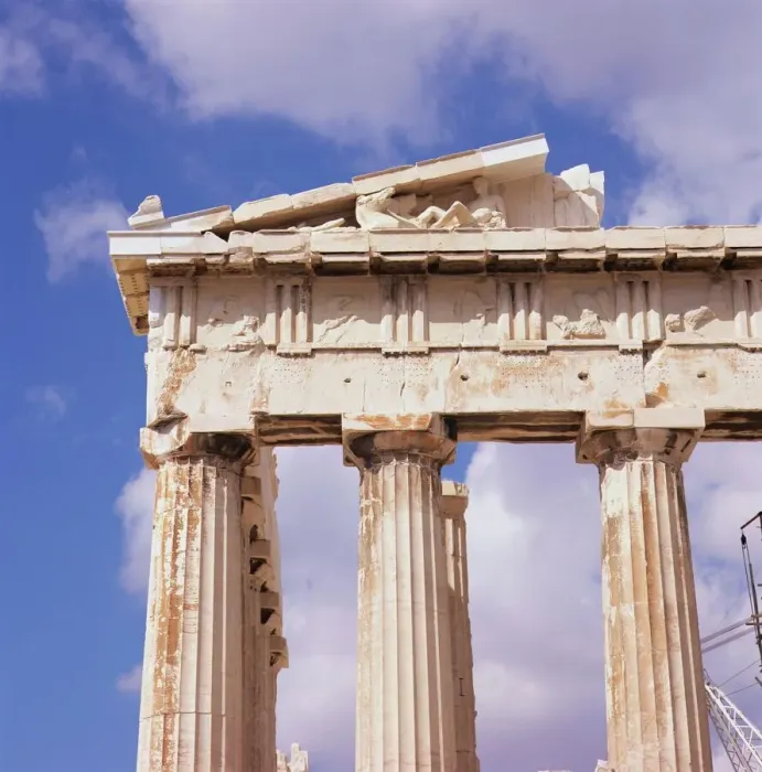 Stampa con cornice : Dettaglio del Partenone Stampa con cornice : Dettaglio del Partenone