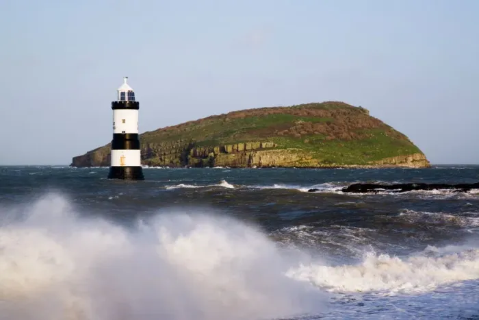 Stampa con cornice : Punta Penmon Faro Stampa con cornice : Punta Penmon Faro