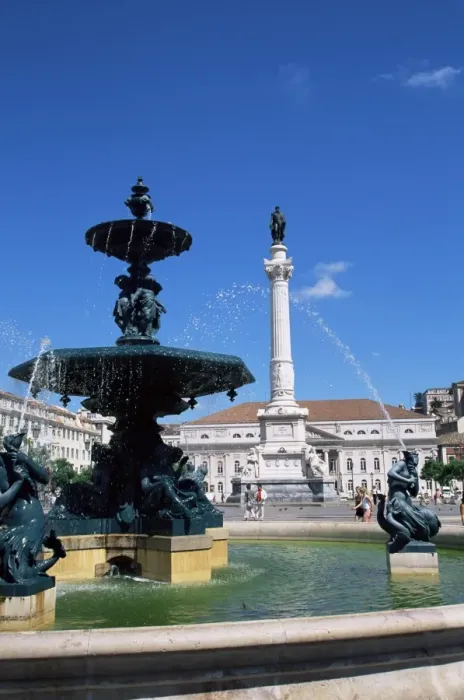 Stampa con cornice : Piazza del Rossio Stampa con cornice : Piazza del Rossio