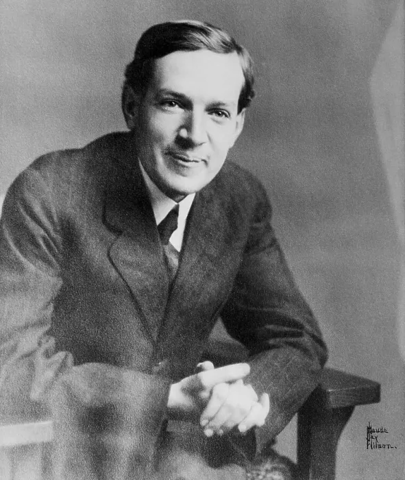 Stampa con cornice : Ritratto di Upton Sinclair.