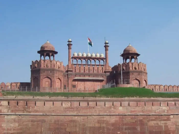 Stampa con cornice : Lal Quila. Forte Rosso a Nuova Delhi