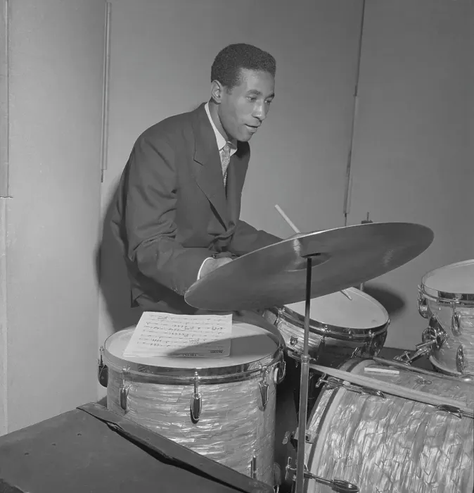 Stampa con cornice : Max Roach Nel 1951