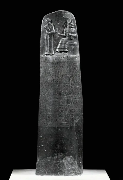 Stampa con cornice : Il Codice di Hammurabi.