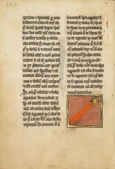Stampa con cornice : Un Cometa.