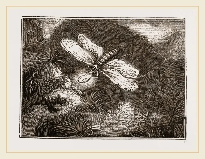 Stampa con cornice : Lantern-Fly