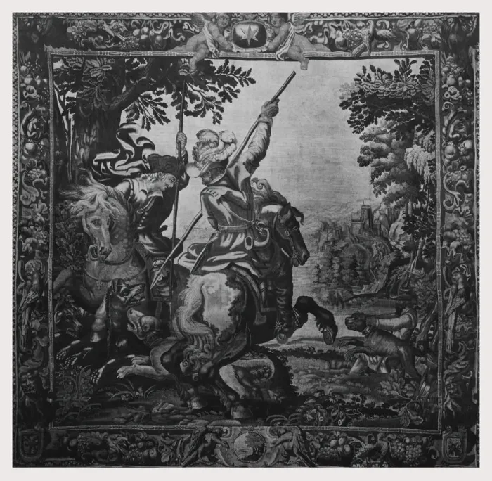 Stampa con cornice : Wolf-hunt