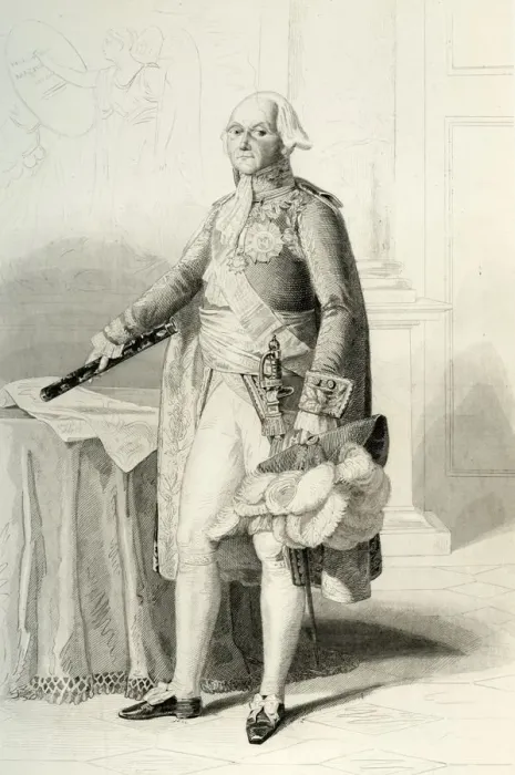 Stampa con cornice : François Christophe de Kellermann, 1804, (1839). Creatore: Desjardins. Stampa con cornice : François Christophe de Kellermann, 1804, (1839). Creatore: Desjardins.