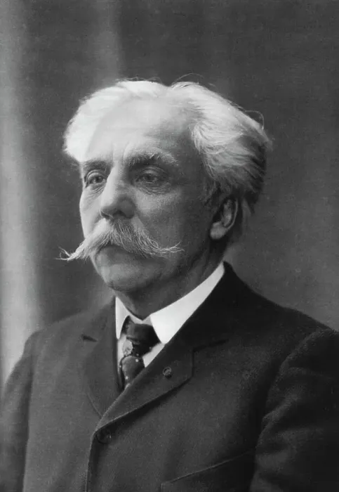 Stampa con cornice : Gabriel Fauré (1845-1924), compositore francese, organista, pianista e insegnante. Artista: Silvestre Stampa con cornice : Gabriel Fauré (1845-1924), compositore francese, organista, pianista e insegnante. Artista: Silvestre