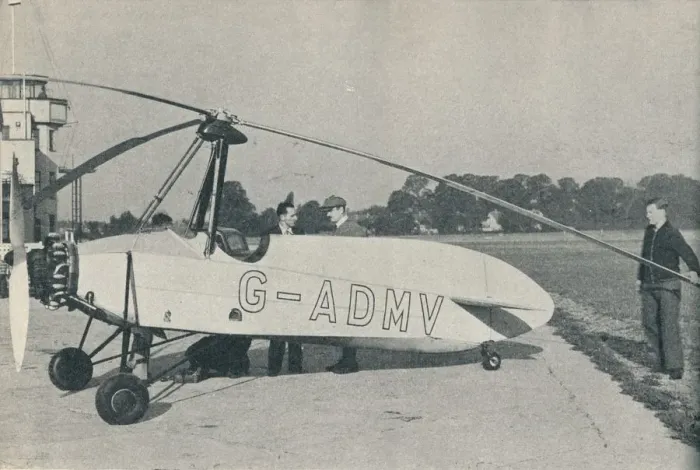 Stampa con cornice : L'Hafner Gyroplane, c1935 (c1937)