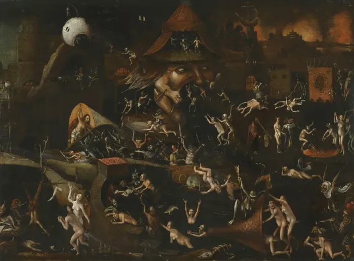 Stampa con cornice : L'Inferno Redento