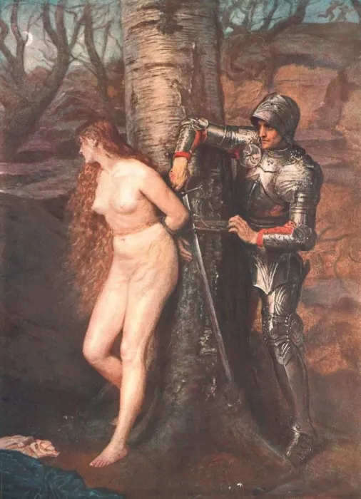 Stampa con cornice : Il Cavaliere Errante, 1870, (c1902). Creatore: Sconosciuto.