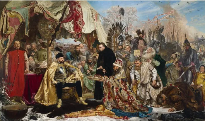Stampa con cornice : Stephano Báthory a Pskov Stampa con cornice : Stephano Báthory a Pskov