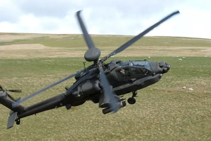 Stampa con cornice : Elicottero Apache