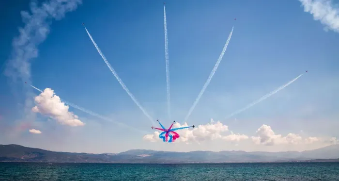 Stampa con cornice : Red Arrows-Exercise SPRINGHAWK Stampa con cornice : Red Arrows-Exercise SPRINGHAWK