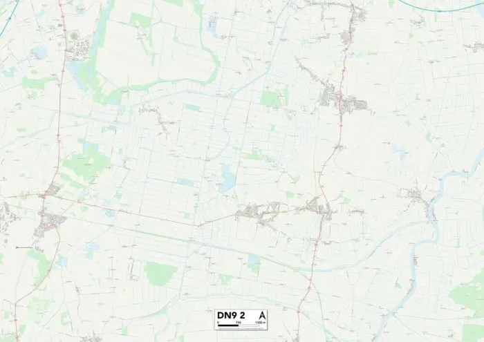 Stampa con cornice : Doncaster DN9 2 Mappa Stampa con cornice : Doncaster DN9 2 Mappa