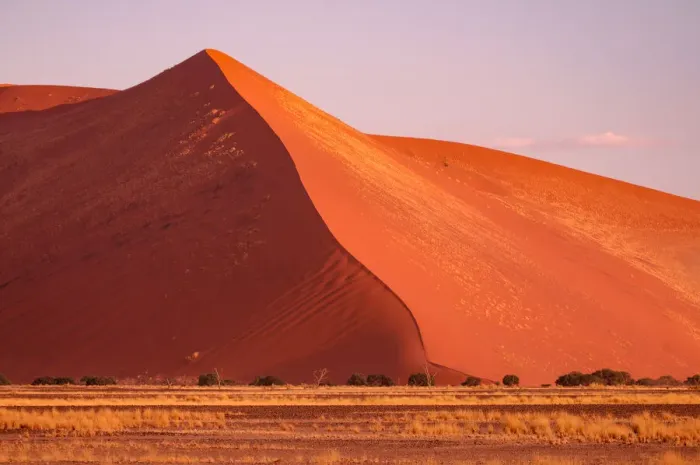 Stampa con cornice : Namibia. Dune di Sabbia, area di Sossusvlei, Parco Nazionale Namib Naukluft