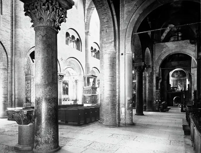 Stampa con cornice : Stampa della Cattedrale di Modena Interno