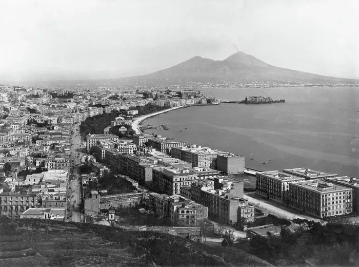 Stampa con cornice : Stampa di Veduta di Napoli Stampa con cornice : Stampa di Veduta di Napoli