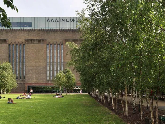 Stampa con cornice : Tate Modern, di Herzog e de Meuron. Stampa con cornice : Tate Modern, di Herzog e de Meuron.