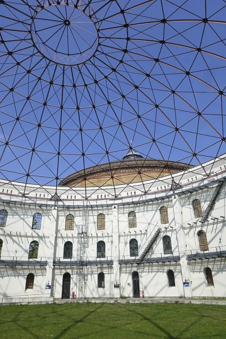 Stampa con cornice : Arena al Panometer di Lipsia Stampa con cornice : Arena al Panometer di Lipsia