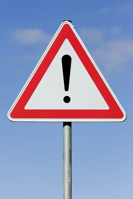 Stampa con cornice : Attention Stampa con cornice : Attention