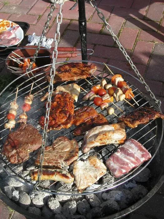 Stampa con cornice : Barbeque