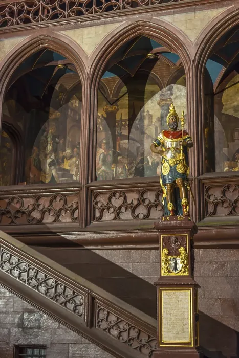 Stampa con cornice : Il Minster di Basilea, Basilea. Stampa con cornice : Il Minster di Basilea, Basilea.