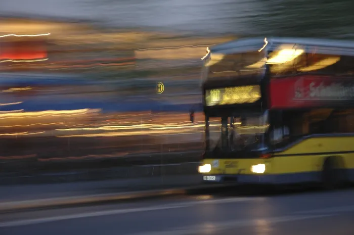 Stampa con cornice : Bus