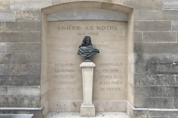 Stampa con cornice : Busto di André Le Nôtre