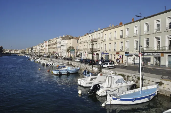 Stampa con cornice : Canali a Sete. Stampa con cornice : Canali a Sete.